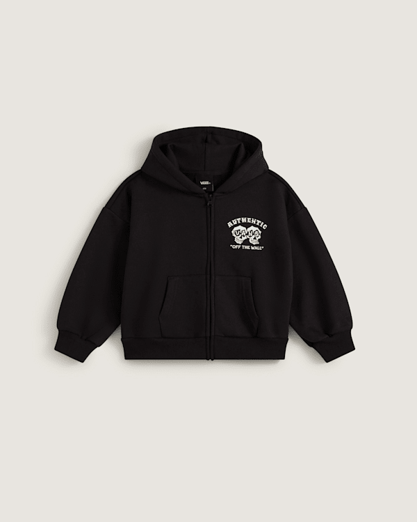 Vans - Twin Skulls Zip Hoodie (2-8 years), Black, Size: 7-8Y