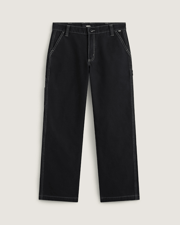 Vans - Chore Mid Rise Straight Trousers, Woman, Black, Size: 23