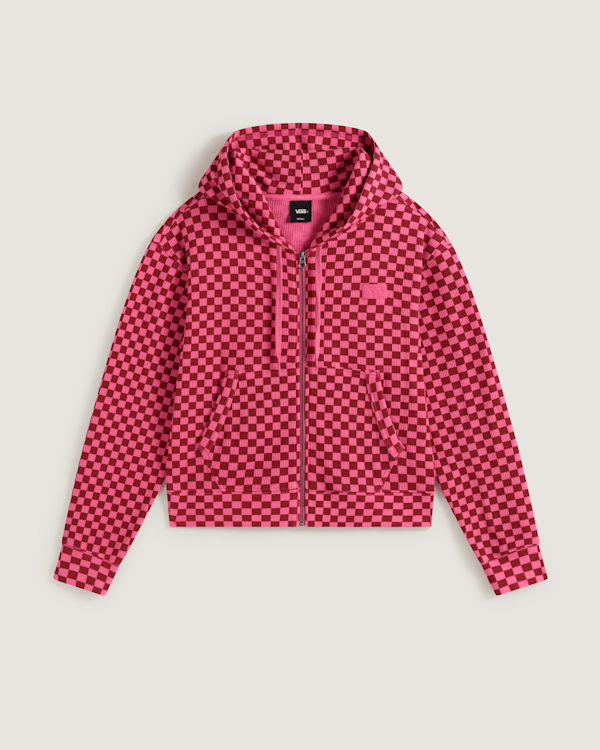 Vans - Pierce Shrunken Full Zip, Woman, Pink, Size: XXS