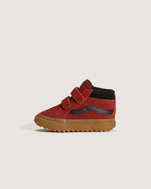 Vans - Toddler SK8-Mid V Insulated Shoes (1-4 years), Burgundy, Size: 3