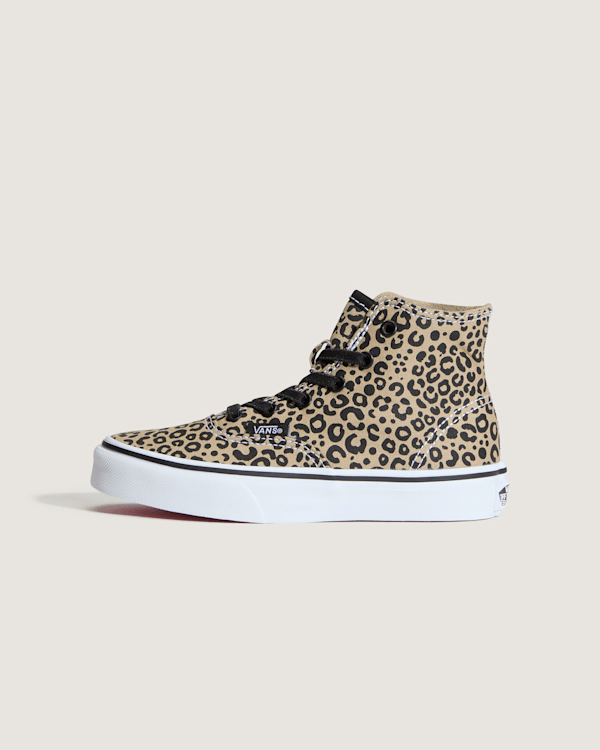 Vans - Kids Authentic Hi 2.0 Zip Shoes (4-8 years), Beige, Size: 13