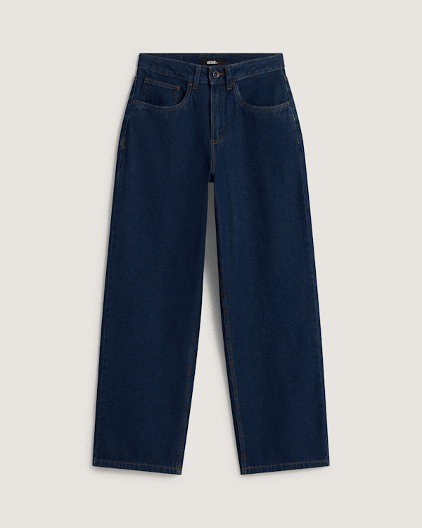 Vans - Sirelle 5 Pocket Puddle Trousers, Woman, Blue, Size: 26
