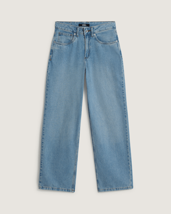 Vans - Sirelle 5 Pocket Puddle Trousers, Woman, Blue, Size: 22