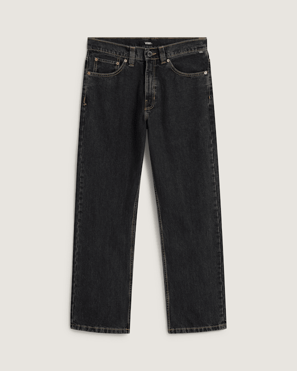 Vans - Check-5 Straight Denim Pant Washed Black, Man, Black, Size: 27