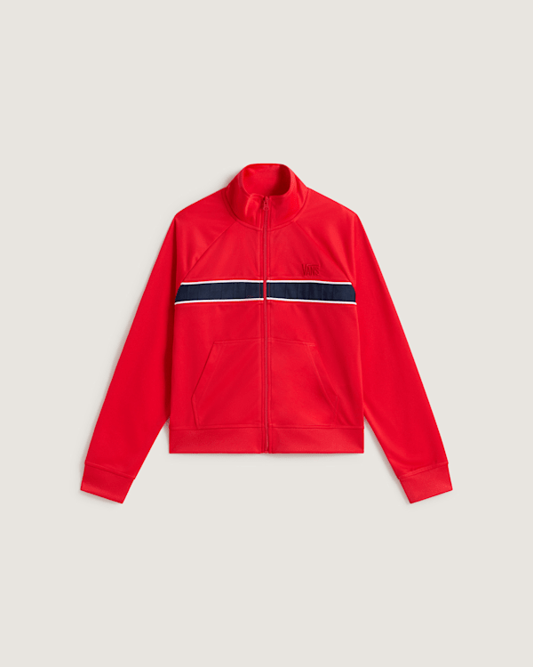Vans - Nikita Track Jacket, Woman, Red, Size: L