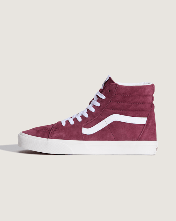 Vans - Sk8-Hi Shoes, Man, Burgundy, Size: 4