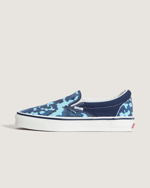 Vans - Premium Classic Slip-On Shoes, Man, Blue, Size: 12