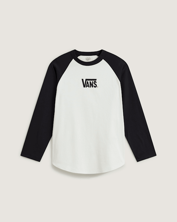 Vans - CORE RAGLAN Long Sleeve T-Shirt, Man, Black, Size: XXL