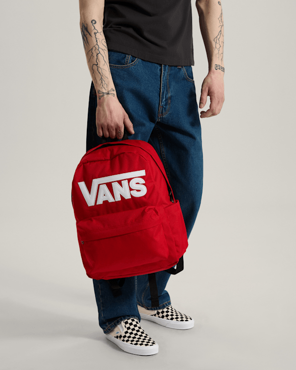 Vans - Old Skool Backpack, Red, Size: One size (obrázek 9)