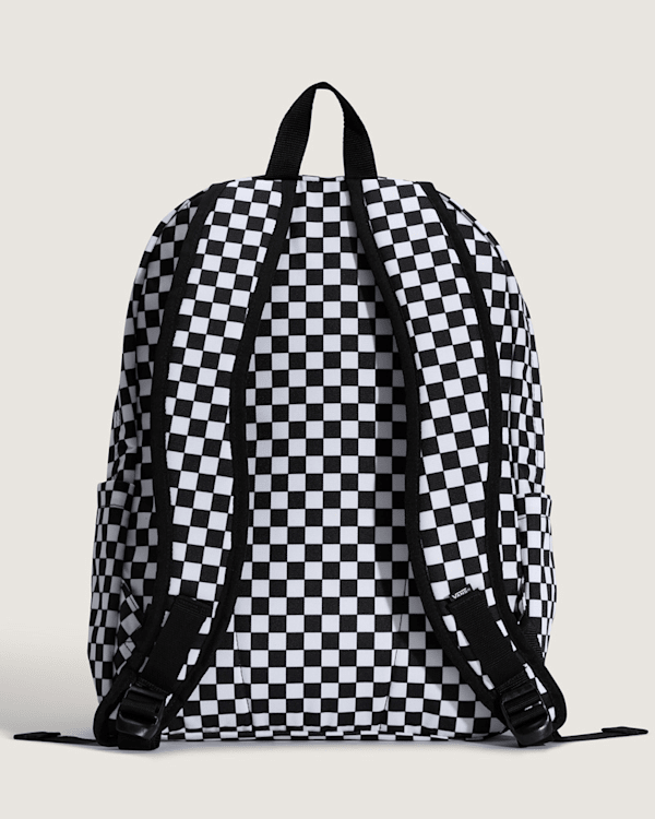 Vans - Old Skool Check Backpack, Black, Size: One size (obrázek 4)