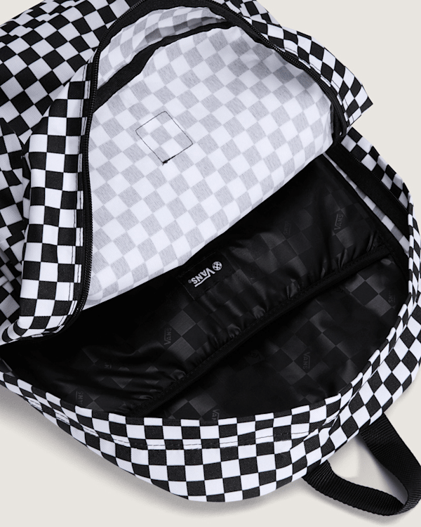 Vans - Old Skool Check Backpack, Black, Size: One size (obrázek 7)