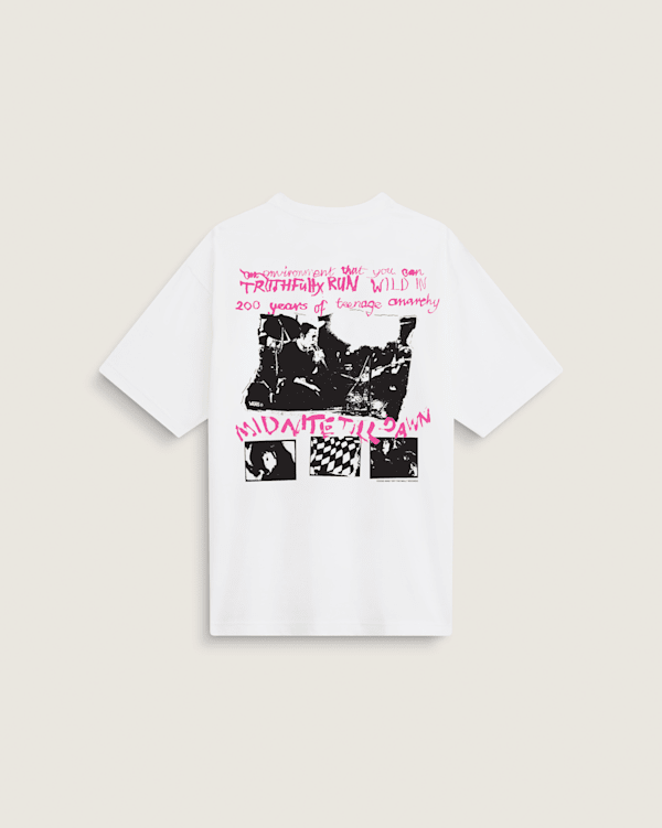 Vans - Sex Pistols Run Wild on the Green SS Tee White, Man, White, Size: XXL