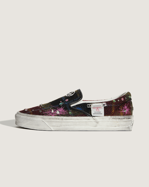 Vans - Premium Classic Harris Tweed Slip-On Schuhe, Herren, Multicolour, Größe: 38