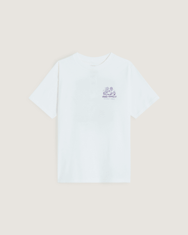 Vans - Kids Checker Bros T-Shirt, White, Size: L