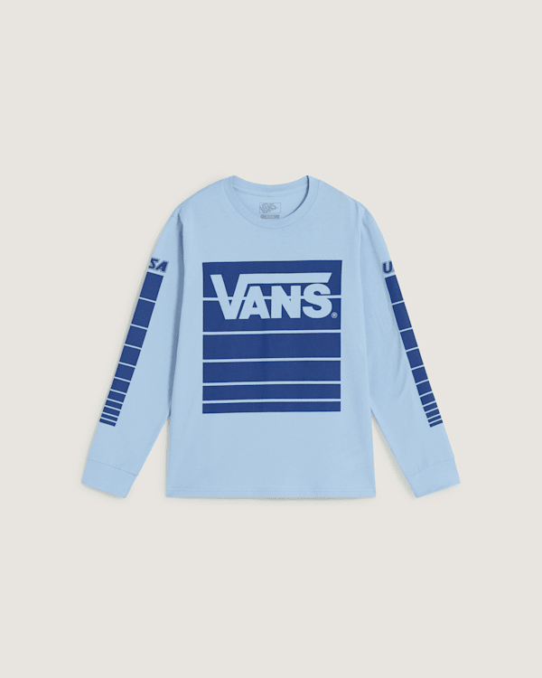 Vans - Fast Terrain LS Tee Soft Slate, Blue, Size: M