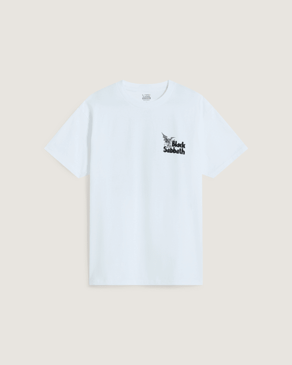 Vans - Black Sabbath SS Tee White, Man, White, Size: L