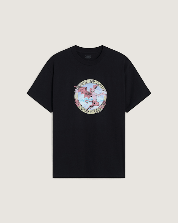 Vans - Black Sabbath Obi SS Tee Black, Man, Black, Size: L