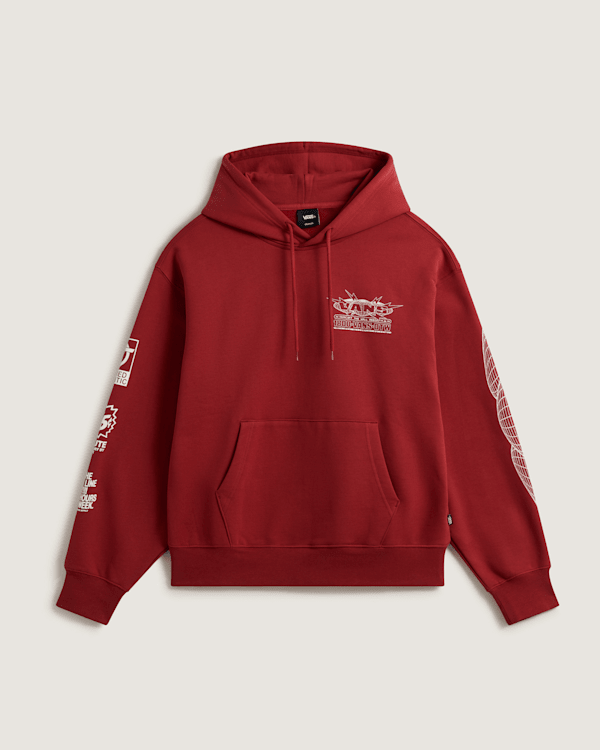 Vans - Vans Hotline Radio Pullover Poppy Ember, Man, Red, Size: XXL