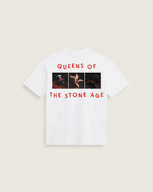Vans - Queens of the Stone Age SS Tee White, Man, White, Size: L