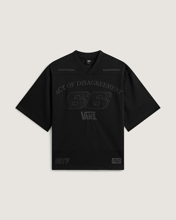 Vans - A.O.D. by Slam Jam Mesh T-Shirt, Man, Black, Size: M