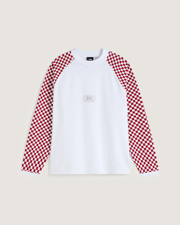 Vans - A.O.D. by Slam Jam Racing Long Sleeve T-Shirt, Man, Red, Size: XS