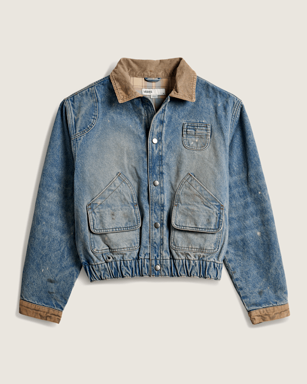 Vans - VANSZA Denim Hunting Jacket, Woman, Blue, Size: XL