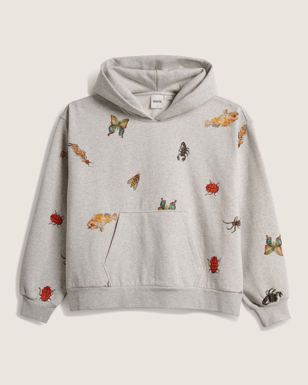 Vans - VANSZA Bug Out Hoodie, Woman, Grey, Size: XXL