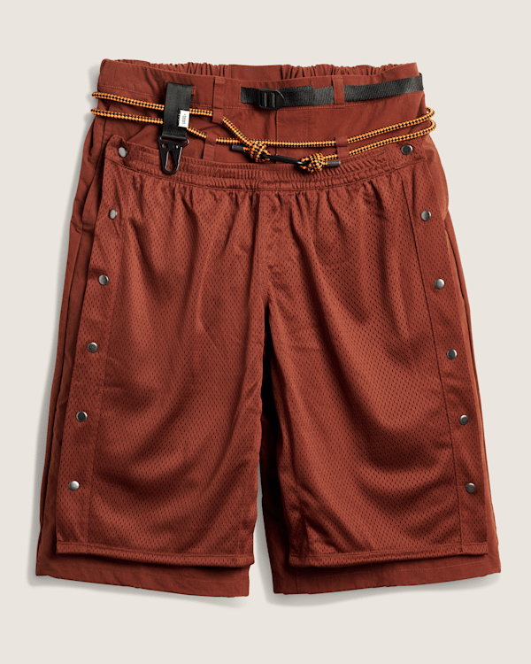 Vans - VANSZA Outdoor Oversized Short, Woman, Brown, Size: XS
