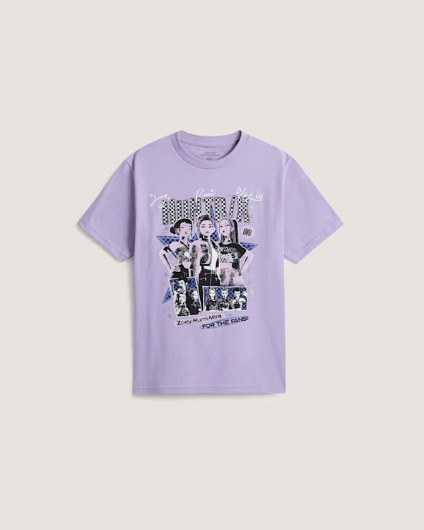 Vans - T-shirt dla dzieci KPop Demon Hunters x Vans For The Fansunisex, Liliowy, Rozmiar: M