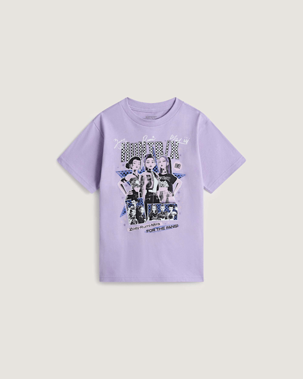 Vans - T-shirt dla dzieci KPop Demon Hunters x Vans For The Fansunisex, Liliowy, Rozmiar: 5-6L