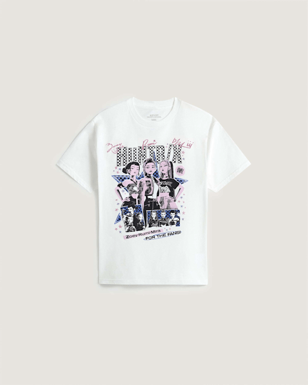 Vans - KPop Demon Hunters x Vans Kinder For The Fans T-Shirt, Weiß, Größe: L