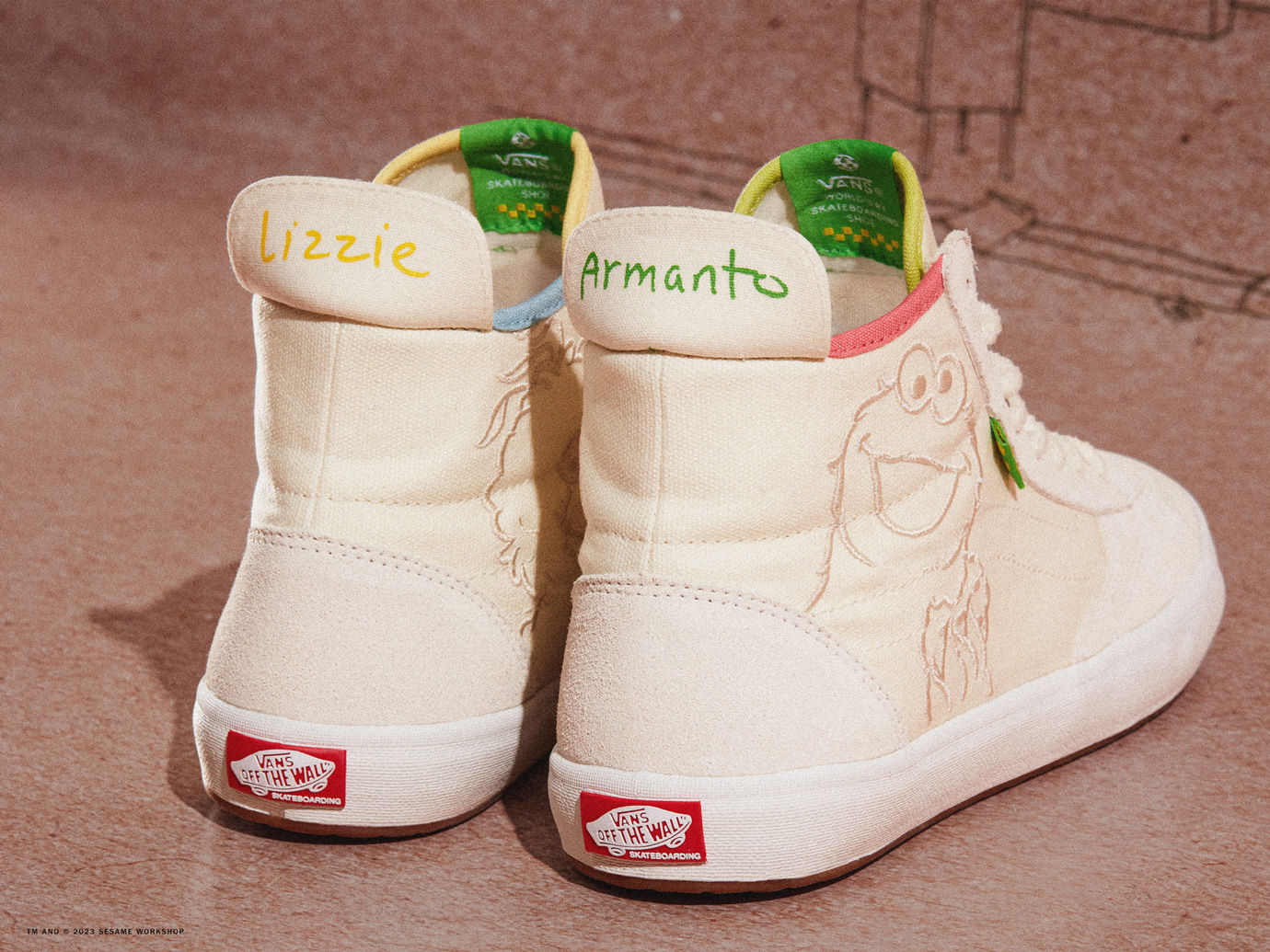 Multi Sk8-Hi Sesame Street × Vans Sesame Multi Sk8-Hi Sesame Street × Vans Sesame