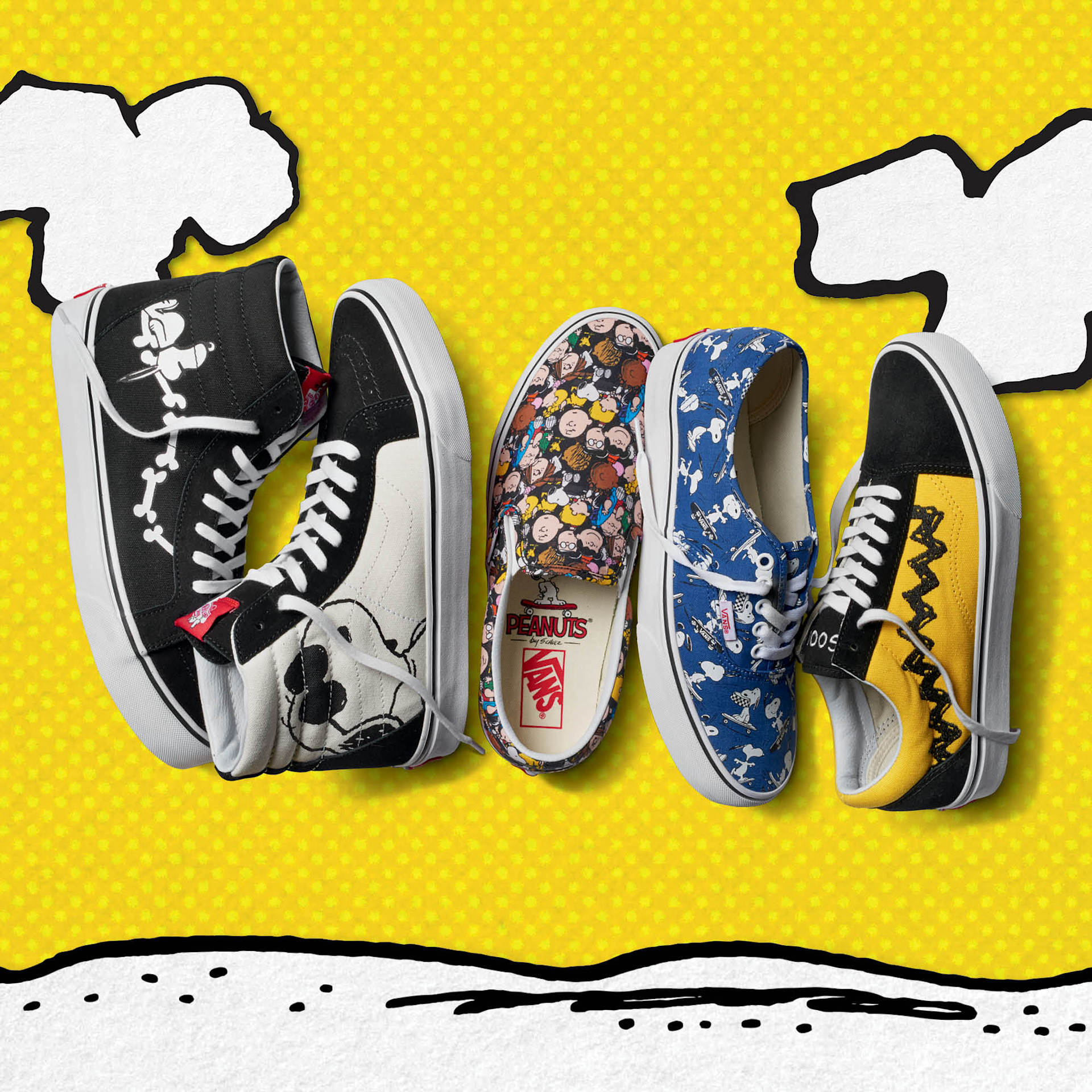 最旬ダウン COLLECTION PEANUTS X VANS THE | UK Vans 靴