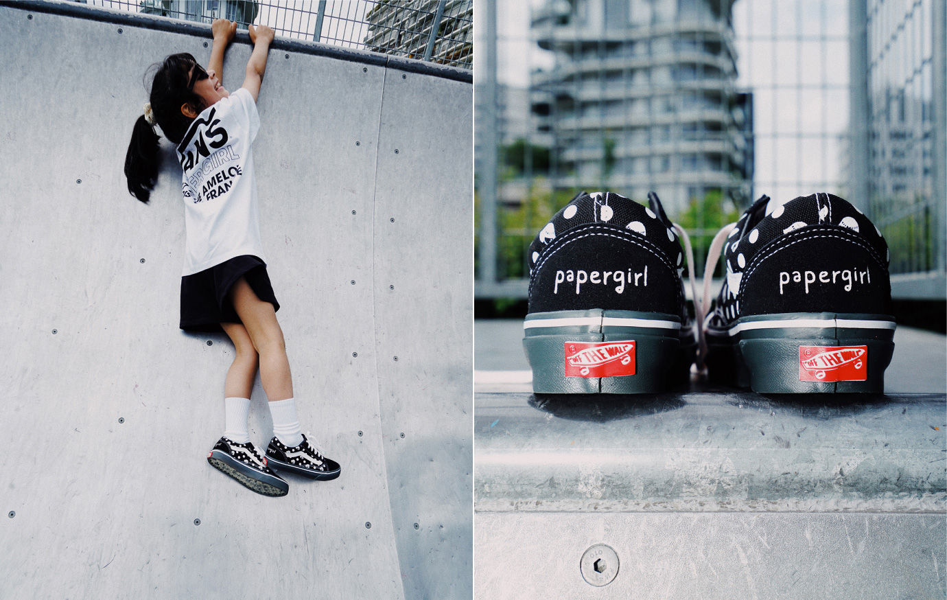 スニーカー vans papergirl old skool スニーカー old vans skool papergirl