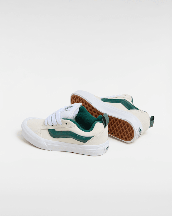 Kids Knu Skool Shoes (4-8 Years) in Green| Vans UK