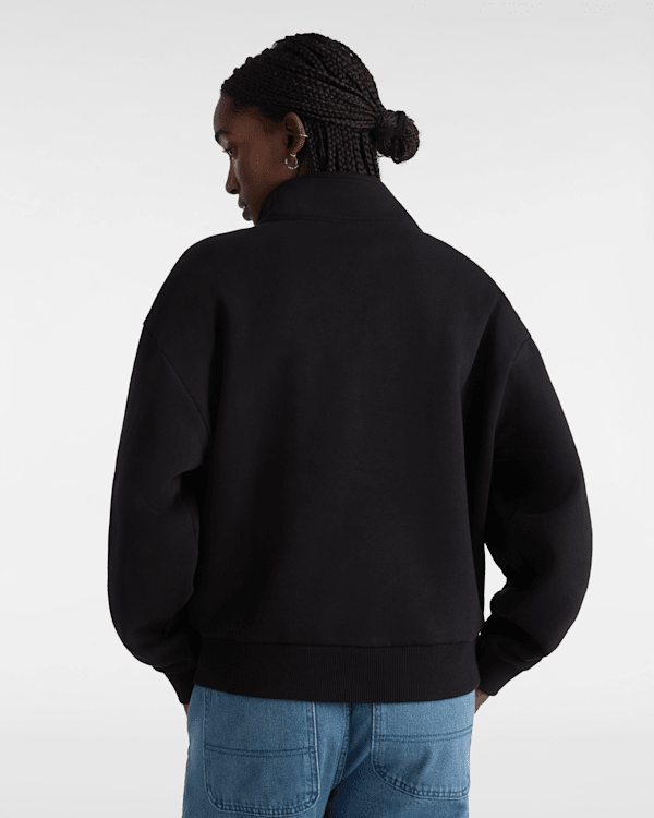 （ブランドロゴ）の人気ランキング Leighton Mock Neck Sweatshirt in Black| Vans CZ トップス