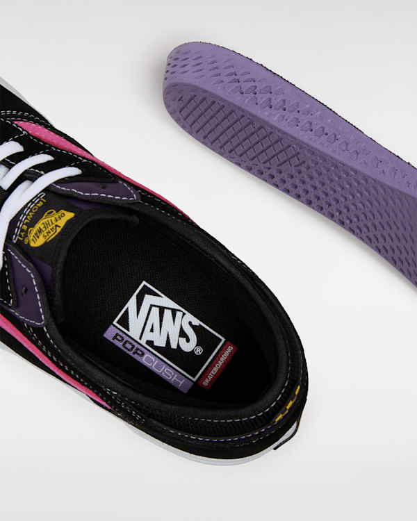 Skate Rowley Shoes in Black/Pink| Vans UK display picture 3