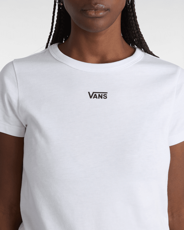 【おすすめアイテム】Vans Point Small Logo T-Shirt Basic mini T-Shirt in White| Vans UK