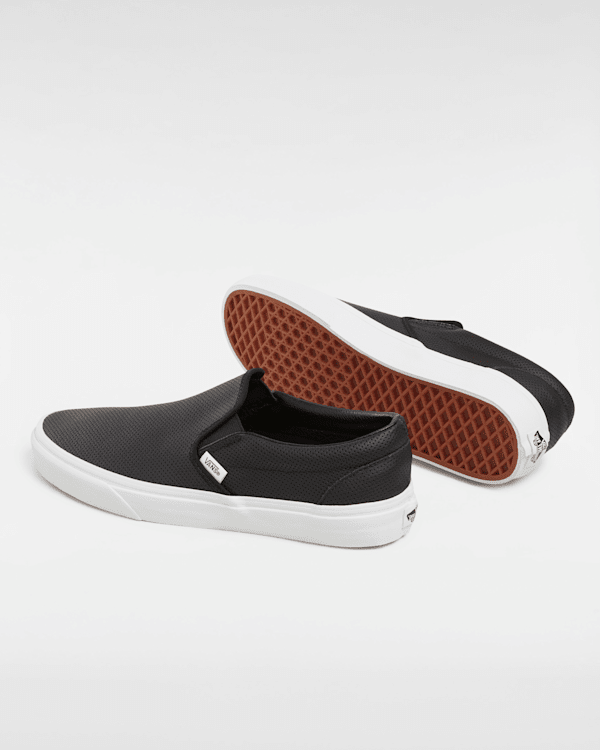 Vans Classic Slip-On Patent Leather ブラック スリップオン Women's shoes Vans Classic Slip-On (Patent Crackle) Black