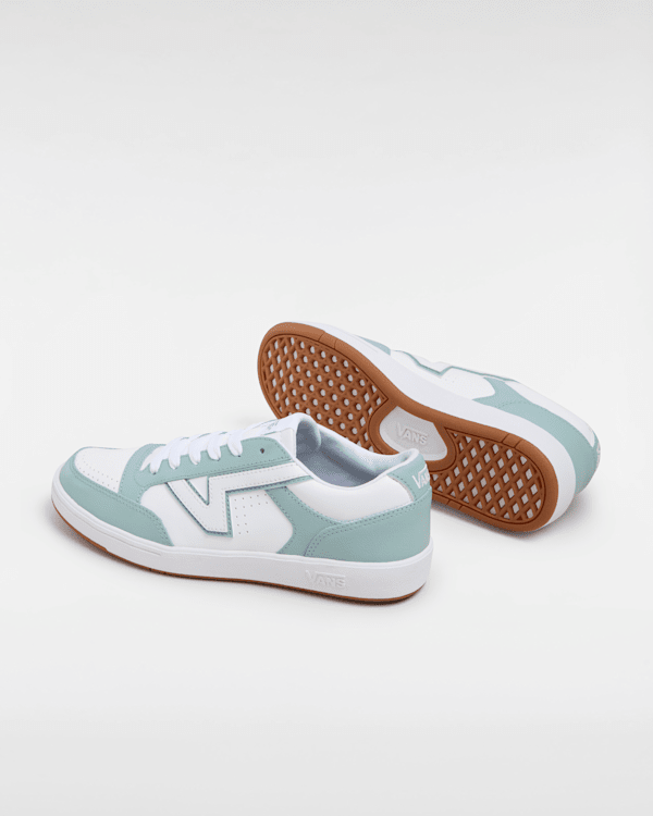 Lowland Leather ComfyCush Shoes in Blue| Vans UK