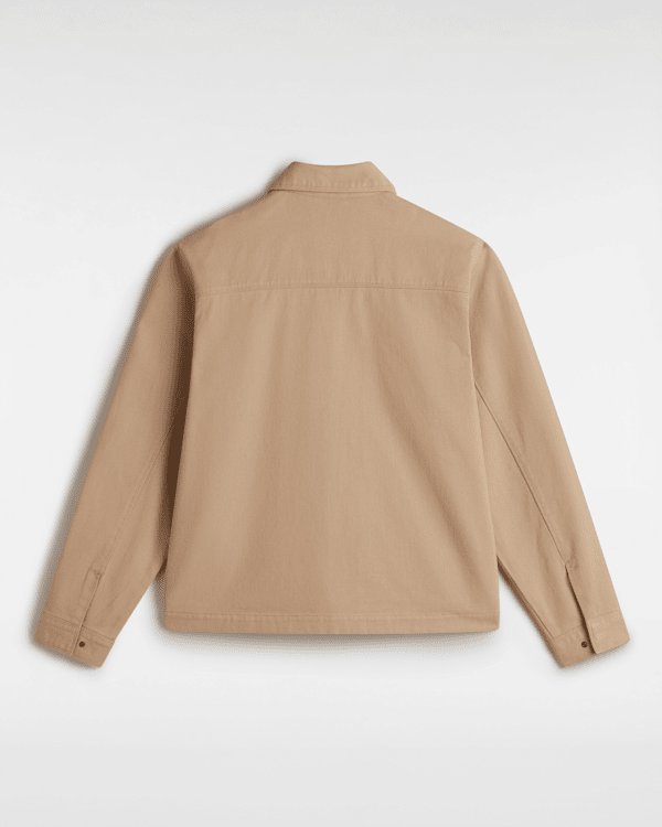 アウターその他 MO5CH1NO JEANS Logo jacket Beige ZIPPED HOODED DENIM BLOUSON | Maison Kitsuné