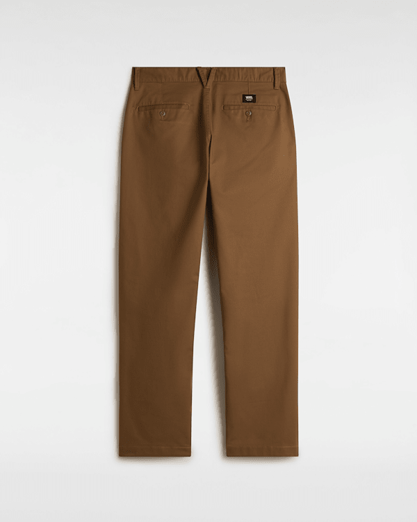 Authentic Chino Relaxed Trousers in Brown| Vans UK