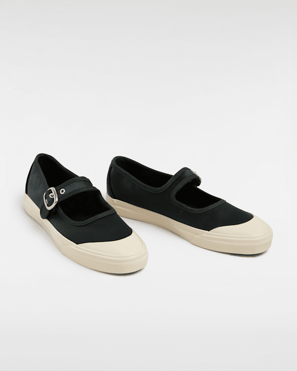Premium Mary Jane Lo Pro Satin Shoes in Black| Vans FI