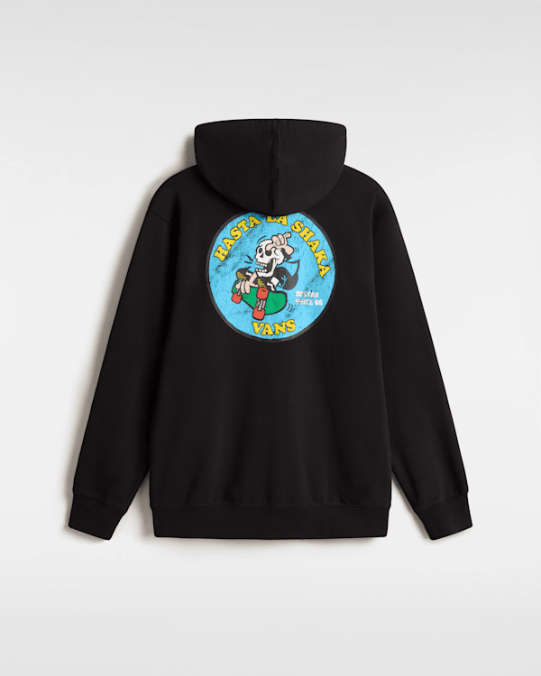 Skull La Shaka Zip Pullover Hoodie in Black| Vans DK