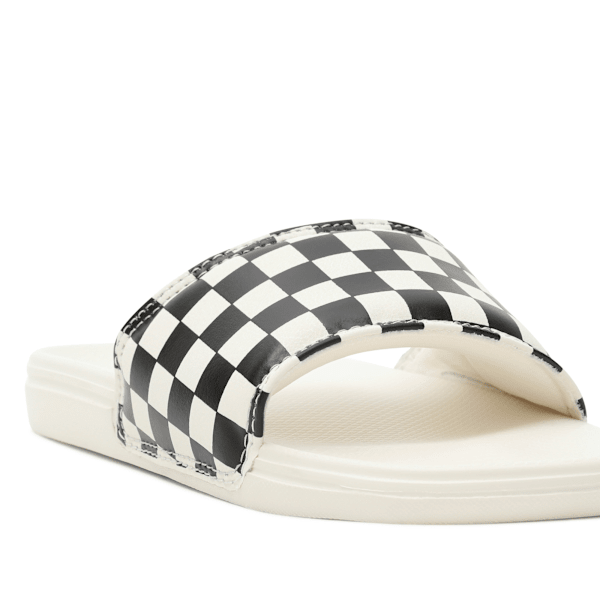 Checkerboard La Costa Slide-On in Black/White| Vans UK