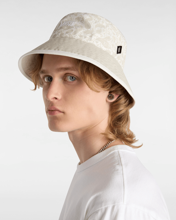 Paisley Patchwork Bucket Hat in White| Vans UK