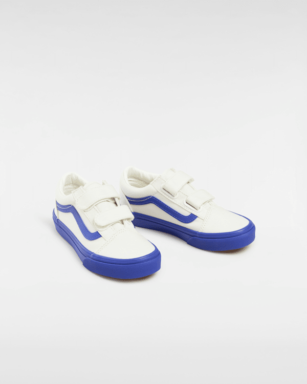 Zapatillas de niños Old Skool con cierre adherente (4-8 años) en