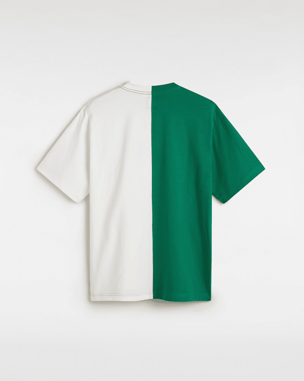 Logo Vintage Colorblock T-Shirt in White| Vans UK