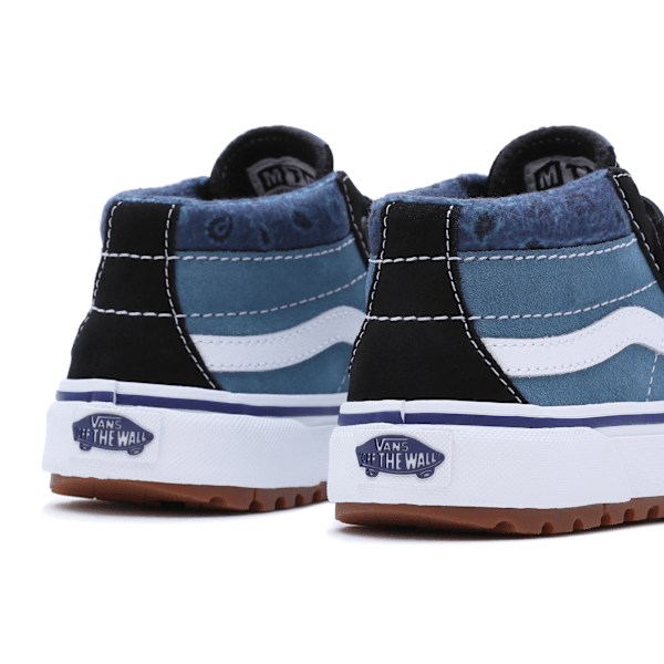 Kids Paisley Sk8-Mid Reissue MTE-1 Hook and Loop Shoes (4-8