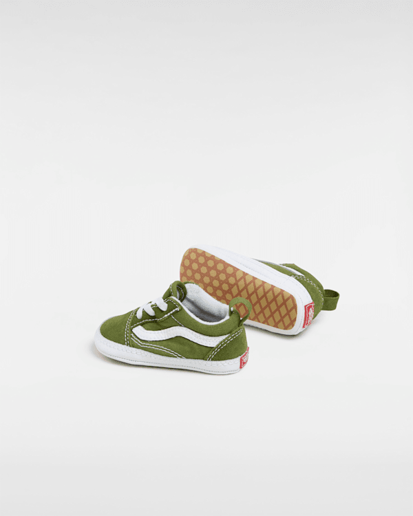 Infant Old Skool Crib Shoes (0-1 Years) in Green| Vans UK